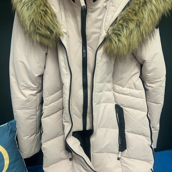 Light pink POINT ZERO parka SIZE Small - Picture 3 of 5